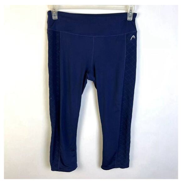 Head Activewear Leggings Women's Medium Navy Blue Workout Running Pants - Picture 6 of 6